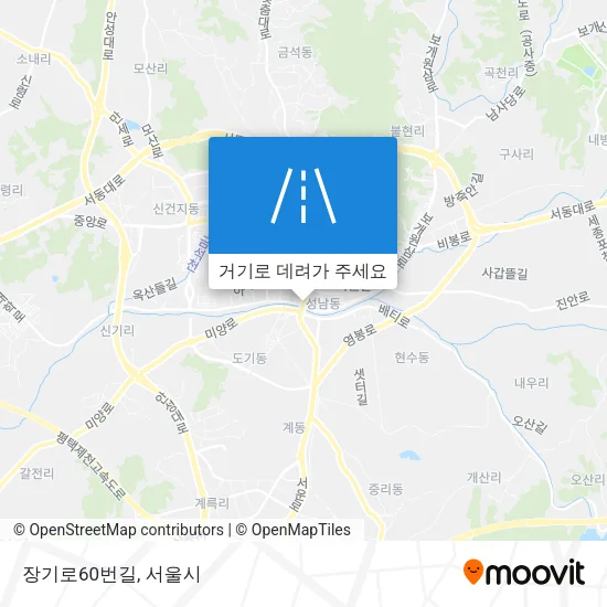장기로60번길 지도