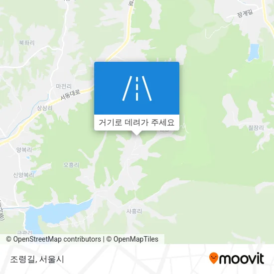 조령길 지도