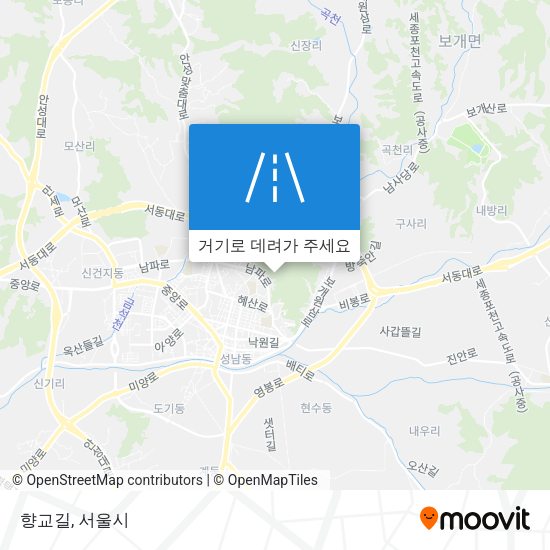 향교길 지도