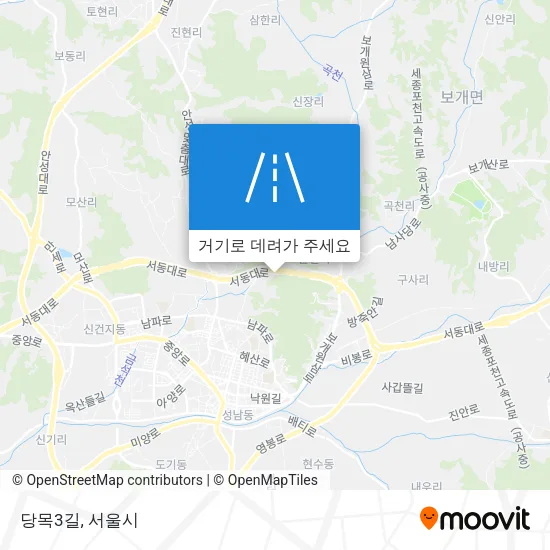 당목3길 지도