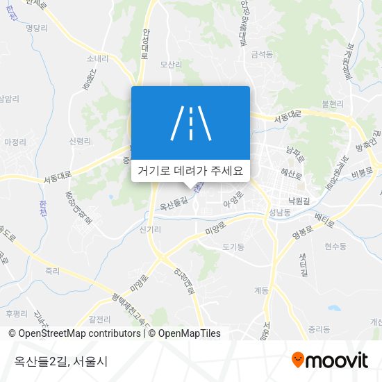 옥산들2길 지도