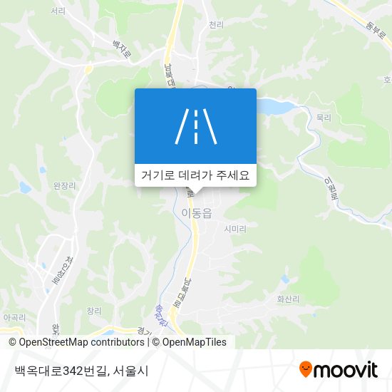백옥대로342번길 지도