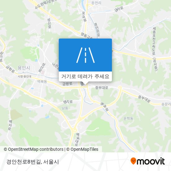 경안천로8번길 지도