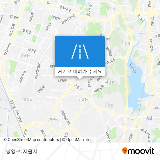 봉영로 지도