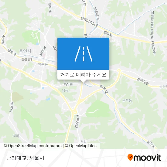 남리대교 지도