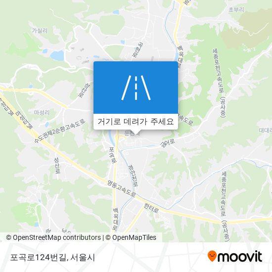 포곡로124번길 지도