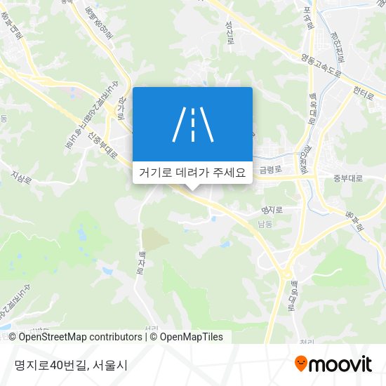 명지로40번길 지도