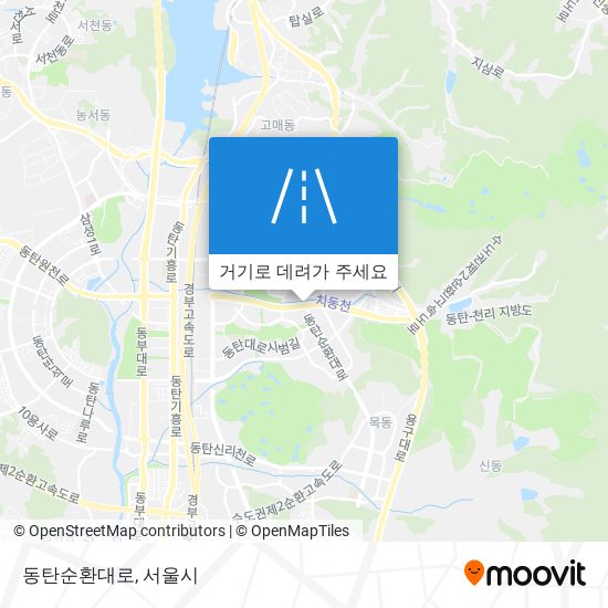 동탄순환대로 지도