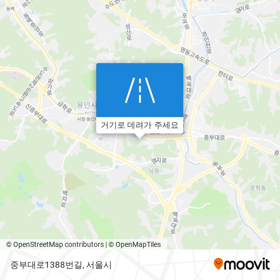 중부대로1388번길 지도