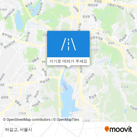 하갈교 지도