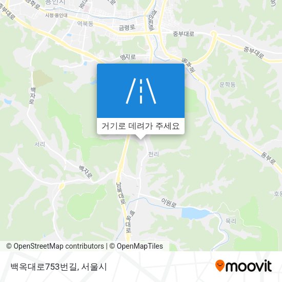 백옥대로753번길 지도
