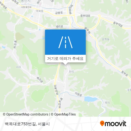 백옥대로753번길 지도