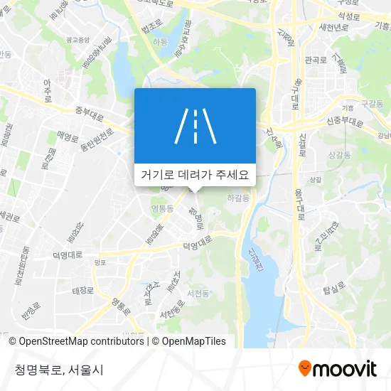 청명북로 지도