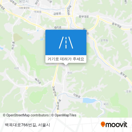백옥대로766번길 지도
