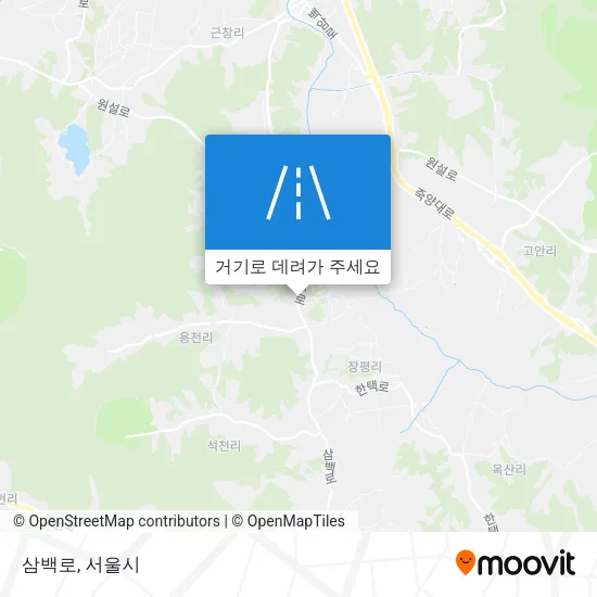 삼백로 지도