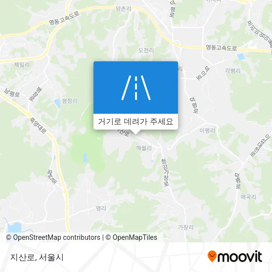 지산로 지도