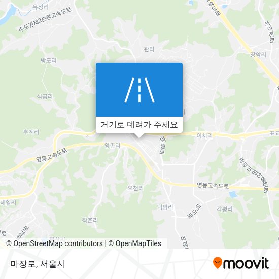 마장로 지도