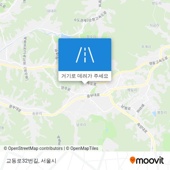 교동로32번길 지도