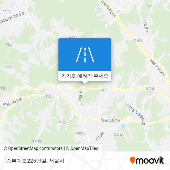 중부대로225번길 지도
