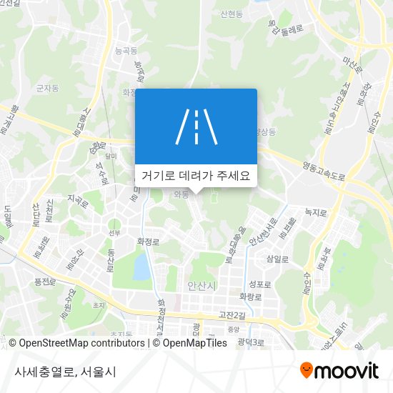 사세충열로 지도