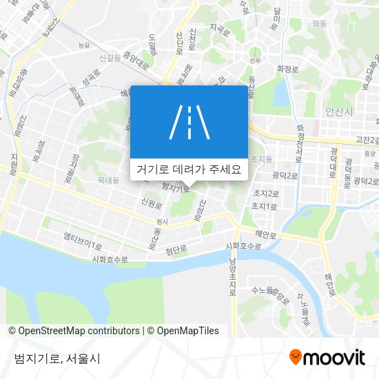 범지기로 지도