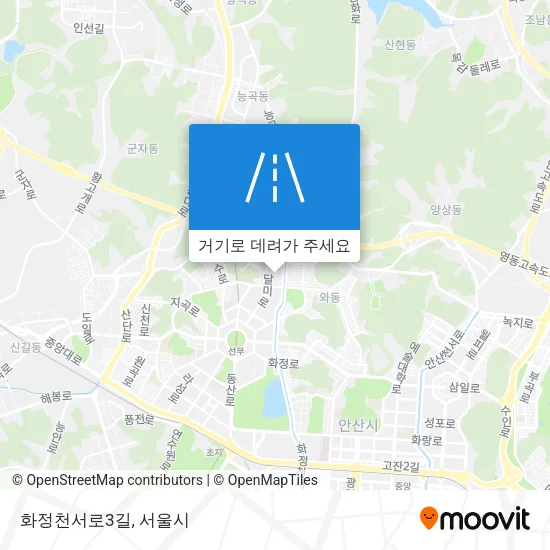 화정천서로3길 지도