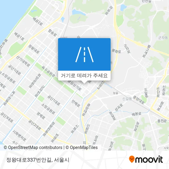 정왕대로337번안길 지도