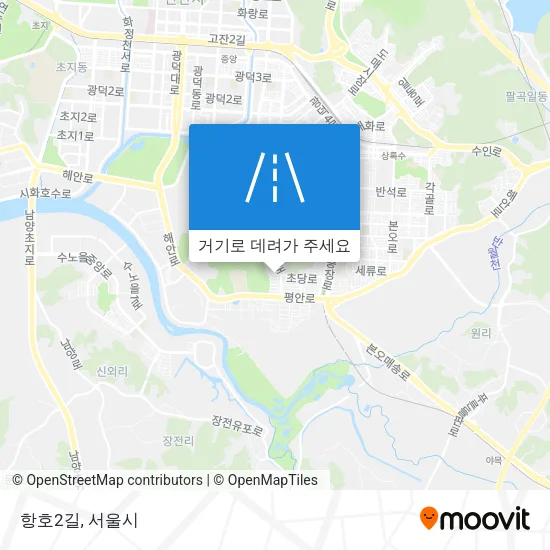 항호2길 지도