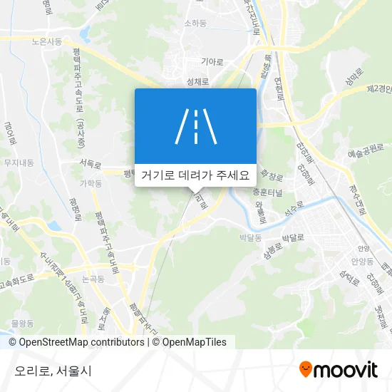 오리로 지도