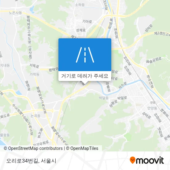 오리로34번길 지도