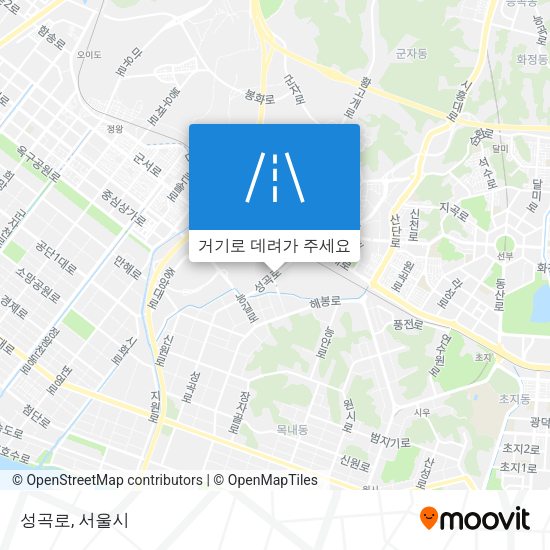 성곡로 지도