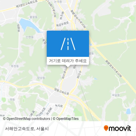 서해안고속도로 지도