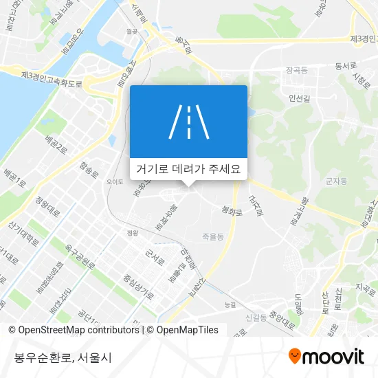 봉우순환로 지도