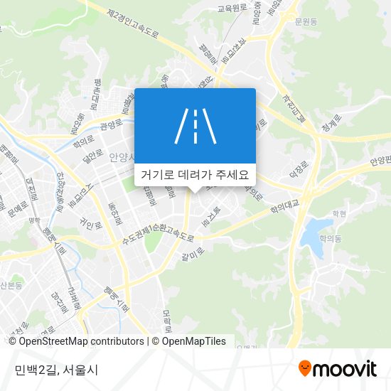 민백2길 지도