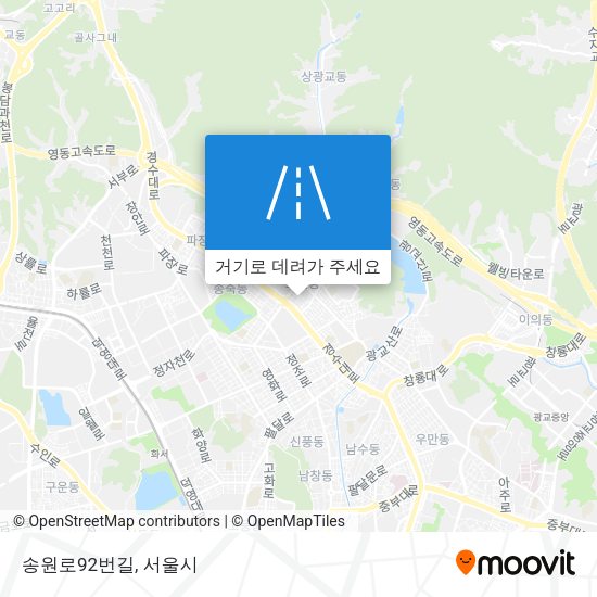 송원로92번길 지도