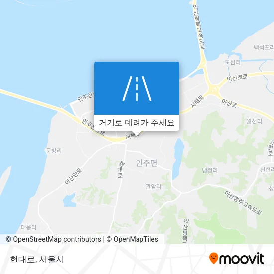 현대로 지도