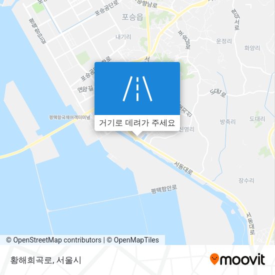 황해희곡로 지도