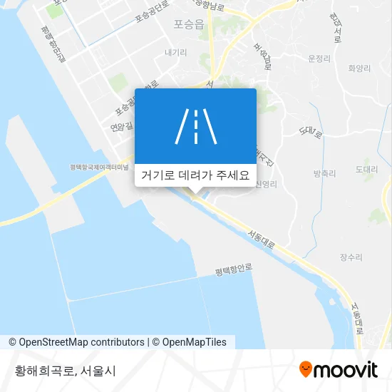 황해희곡로 지도