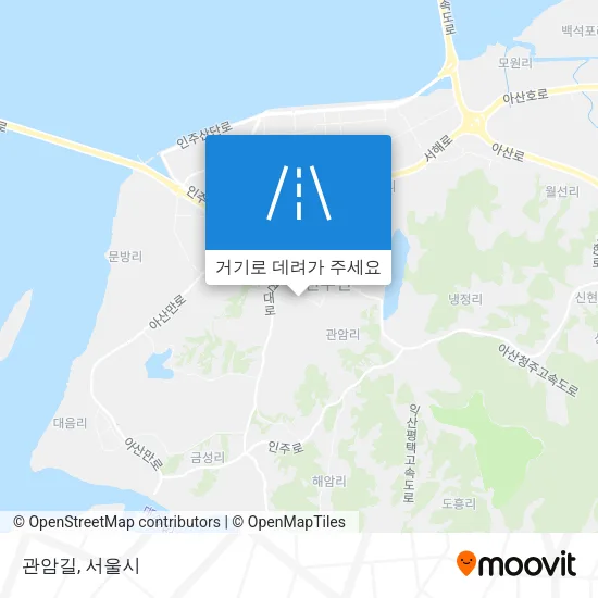관암길 지도