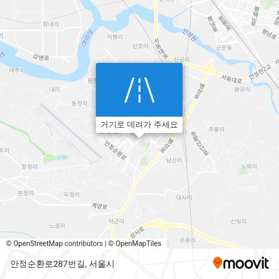 안정순환로287번길 지도