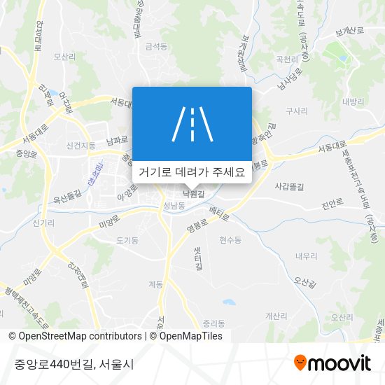 중앙로440번길 지도