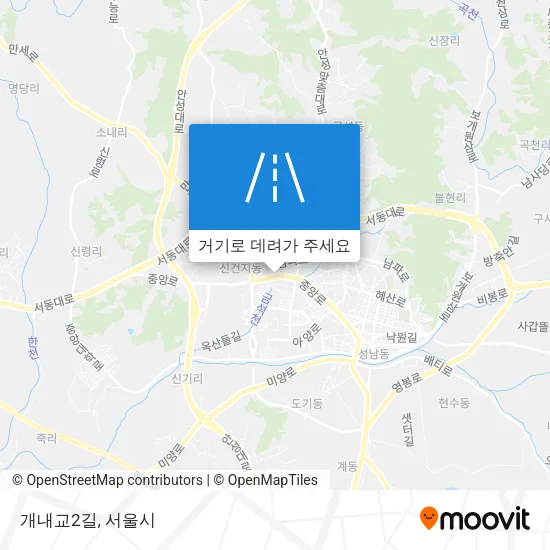 개내교2길 지도
