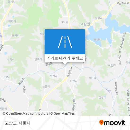 고삼교 지도