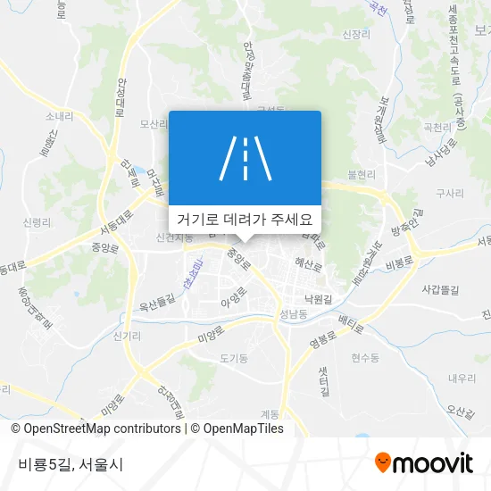 비룡5길 지도