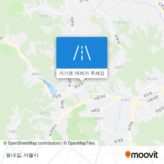 용내길 지도