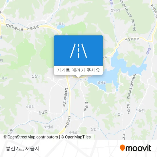 봉산2교 지도