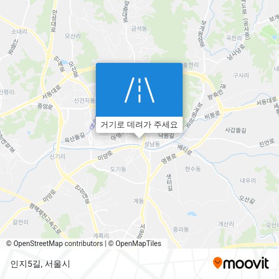 인지5길 지도