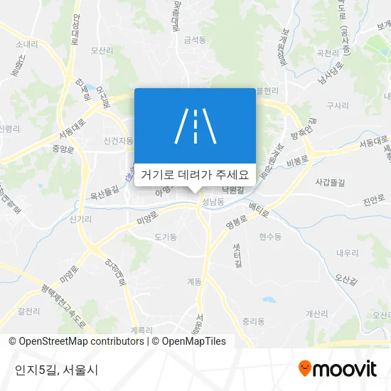 인지5길 지도