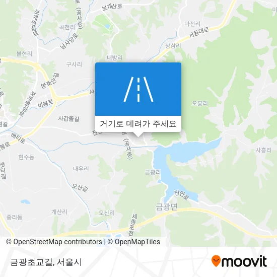 금광초교길 지도
