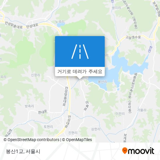 봉산1교 지도